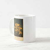 Pfifferling – Vintage Botanical Tasse (Vorderseite Links)