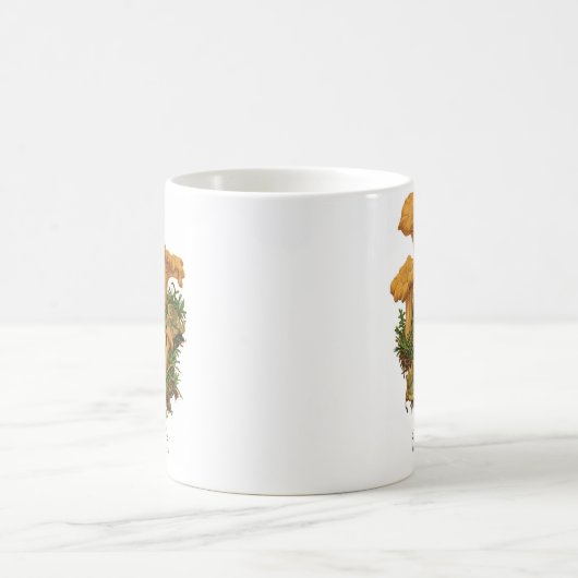 Pfifferlings-Pilz-Kaffee-Tasse Kaffeetasse (Mittel)