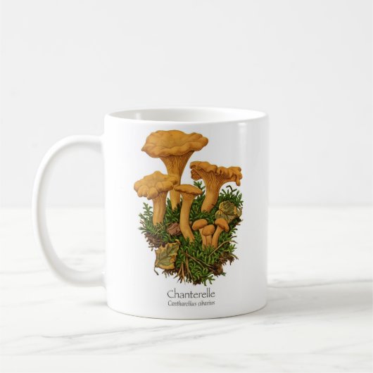 Pfifferlings-Pilz-Kaffee-Tasse Kaffeetasse (Links)