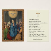 Pfingstbestätigung der Jungfrau Mary Heiliger Geis (Vorne & Hinten)