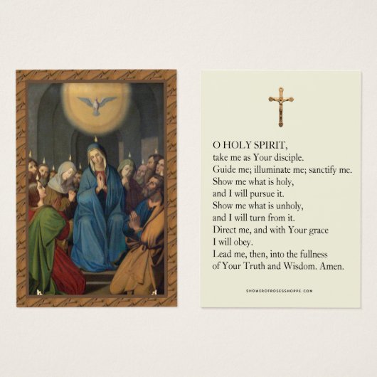 Pfingstbestätigung der Jungfrau Mary Heiliger Geis (Vorne & Hinten)