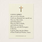 Pfingstbestätigung der Jungfrau Mary Heiliger Geis (Rückseite)