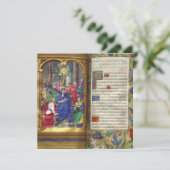 Pfingstbild Mittelalterliches Renaissancemanuskrip (Stehend Vorderseite)