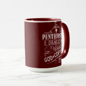 Pfingstdiakon, angetrieben durch Gott und Kaffee Tasse (VorderseiteRechts)