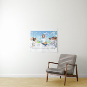 Pfingsten - Maria, Apostel und Heiliger Geist Wandteppich (Beispiel (Horizontal))