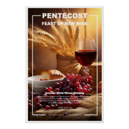 Pfingsten - Neuer Wein Poster