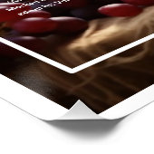 Pfingsten - Neuer Wein Poster (Ecke)