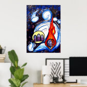 Pfingstkollage Poster (Heimbüro)