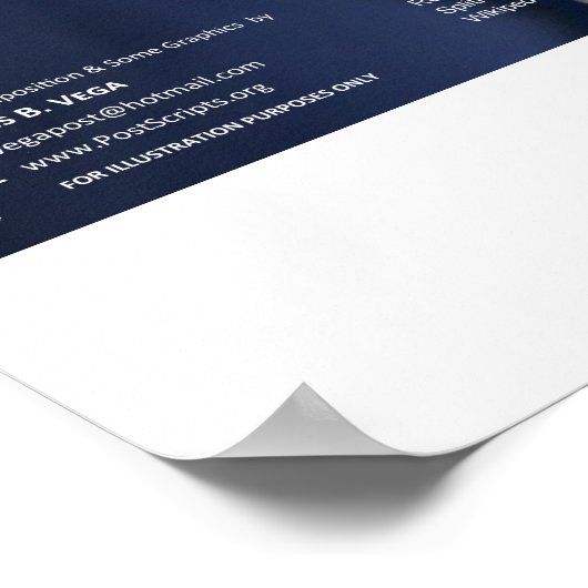 Pfingstmuster - Berg Sinai Poster (Ecke)