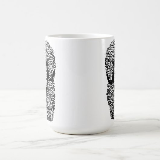 Pfingstpfoten Haustiere Kunst Kaffeetasse (Mittel)