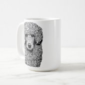 Pfingstpfoten Haustiere Kunst Kaffeetasse (Vorderseite Links)