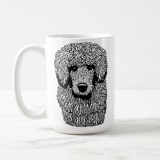 Pfingstpfoten Haustiere Kunst Kaffeetasse (Links)