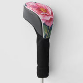 Pfingstrose-Blumen-Wasserfarbe-Blumen Golf Headcover (angewinkelt)