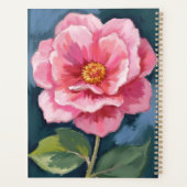Pfingstrose-Blumen-Wasserfarbe-Floral Planer (Rückseite)