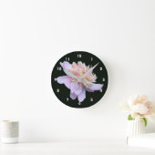 Pfingstrose-Blüte Runde Wanduhr (Zuhause)