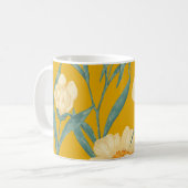 Pfingstrose Claire de Lune Vintage Kaffeetasse (Vorderseite Links)
