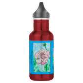 Pfingstrose edelstahlflasche (Links)