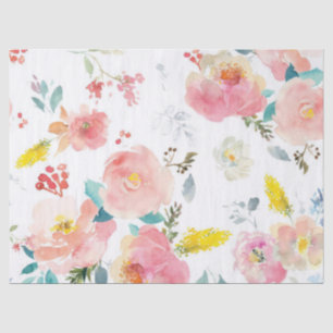 Pfingstrose floral Rosa Muster Antike Hochzeiten Seidenpapier