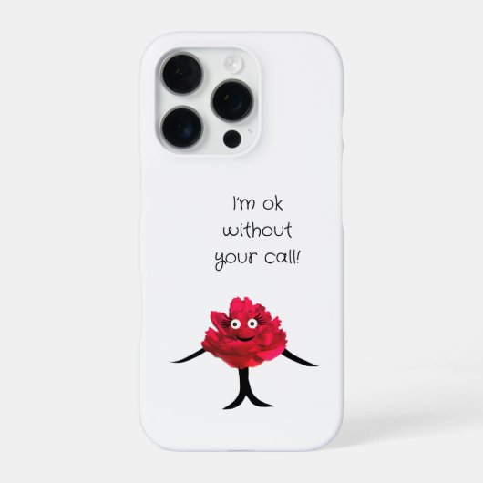 Pfingstrose iPhone hülle (Rückseite)