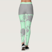 Pfingstrose Leggings (Rückseite)