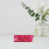 Pfingstrose Mini Visitenkarte (Stehend Vorderseite)