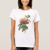 Pfingstrose (Paeonia-SP.) durch Redouté T-Shirt (Vorderseite)
