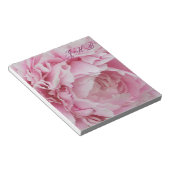 Pfingstrose Pink Notizblock (angewinkelt)