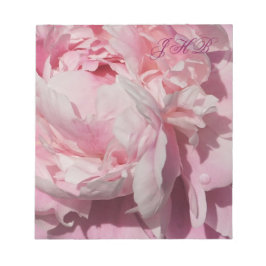 Pfingstrose Pink Notizblock