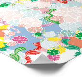Pfingstrose pink poster (Ecke)