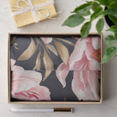 Pfingstrose Pink  Seidenpapier (Geschenk)