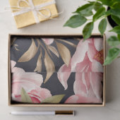 Pfingstrose Pink  Seidenpapier (Geschenk)