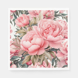 Pfingstrose Pink  Serviette