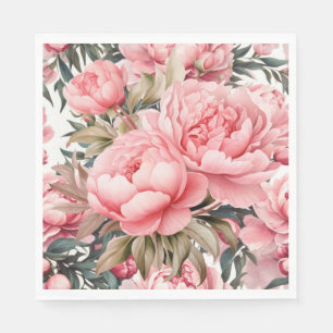 Pfingstrose Pink  Serviette