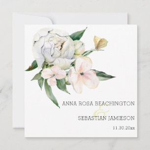 *~* Pfingstrose QR - RSVP Blumensträuße AR15 Hochz Einladung