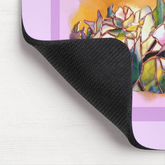 Pfingstrose reizend mousepad (Ecke)