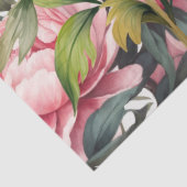 Pfingstrose Rosa  Seidenpapier (Detail)