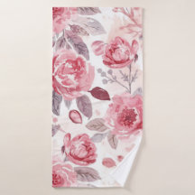 Pfingstrose Rosen-Wasserfarben-Blumengarten