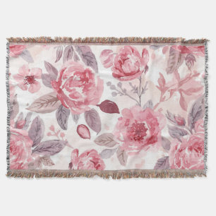 Pfingstrose Rosen-Wasserfarben-Blumengarten Decke