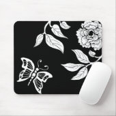 Pfingstrose u. Schmetterling Mousepad (Mit Mouse)