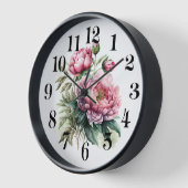 Pfingstrose Uhr (Winkel)