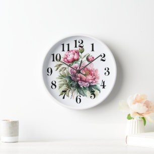 Pfingstrose Uhr