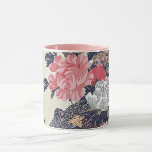 Pfingstrose und Pfau, Hiroshige, Ukiyo-e Tasse
