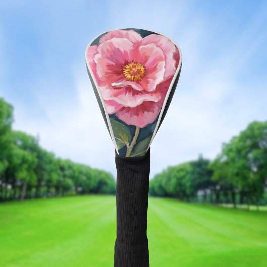 Pfingstrose Wasserfarbe Floral Golf Headcover