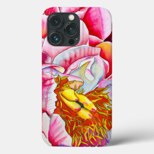 Pfingstrosen-Aquarell-Fine-Art Case-Mate iPhone Hülle