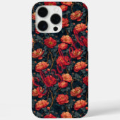 Pfingstrosen benutzerdefinierter Name Iphone Hülle (Rückseite)