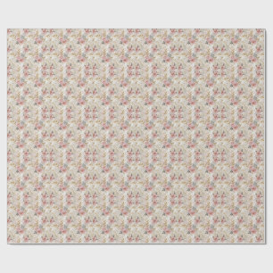 Pfingstrosen-Blumen Botanische Florale Musterkunst Geschenkpapier