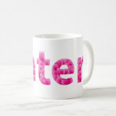 Pfingstrosen-Blumen-Esser Kaffeetasse (VorderseiteRechts)