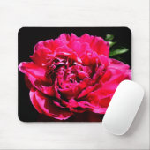 Pfingstrosen-Blumen-Mausunterlage Mousepad (Mit Mouse)