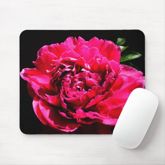Pfingstrosen-Blumen-Mausunterlage Mousepad (Mit Mouse)