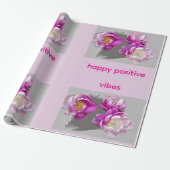 Pfingstrosen-Blumen-Tasse Geschenkpapier (Ungerollt)